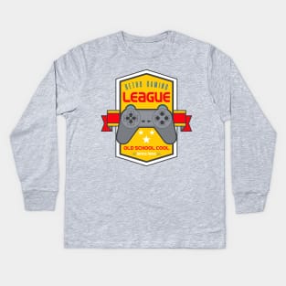 Old School Cool 90s Gamer Kids Long Sleeve T-Shirt